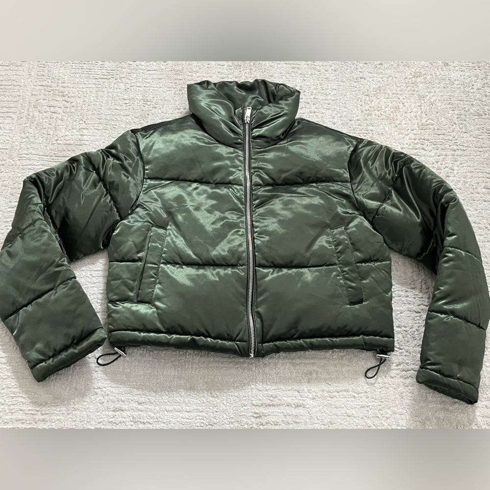 7 For All Mankind Cropped Puffer Jacket